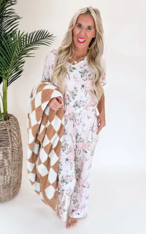 Rose Floral Pant Pajama Set by Salty Wave**DEAL