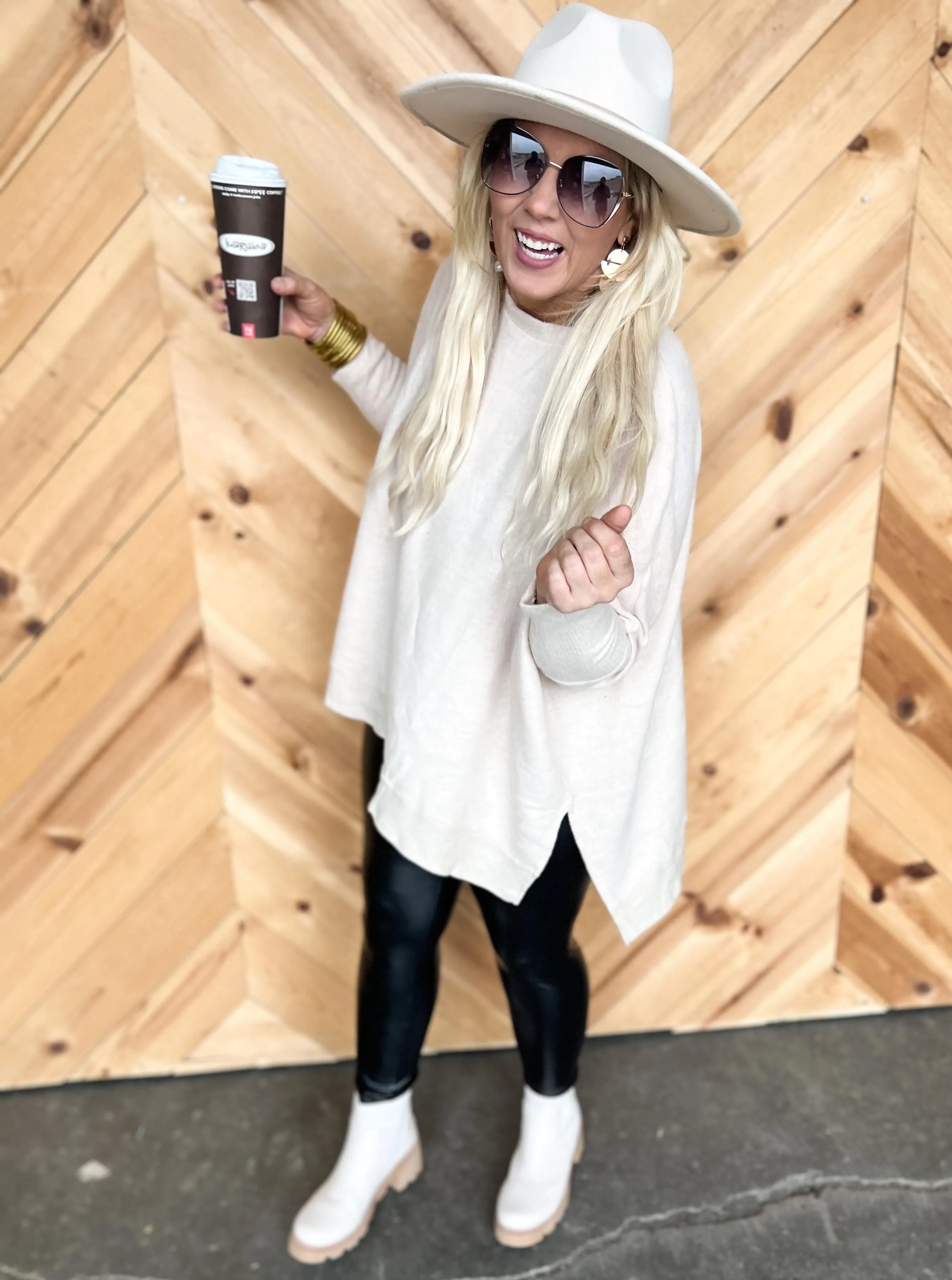 Round Neck Oversize Tunic by Cherish - Final Sale*