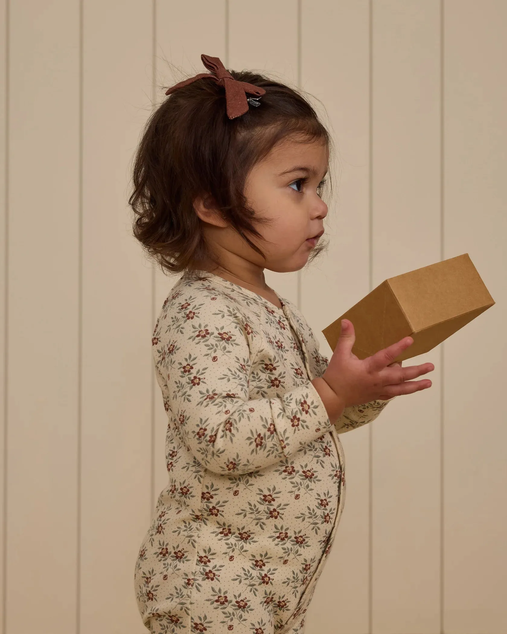 RYLEE   CRU Organic Long John Pajamas || Holiday Floral