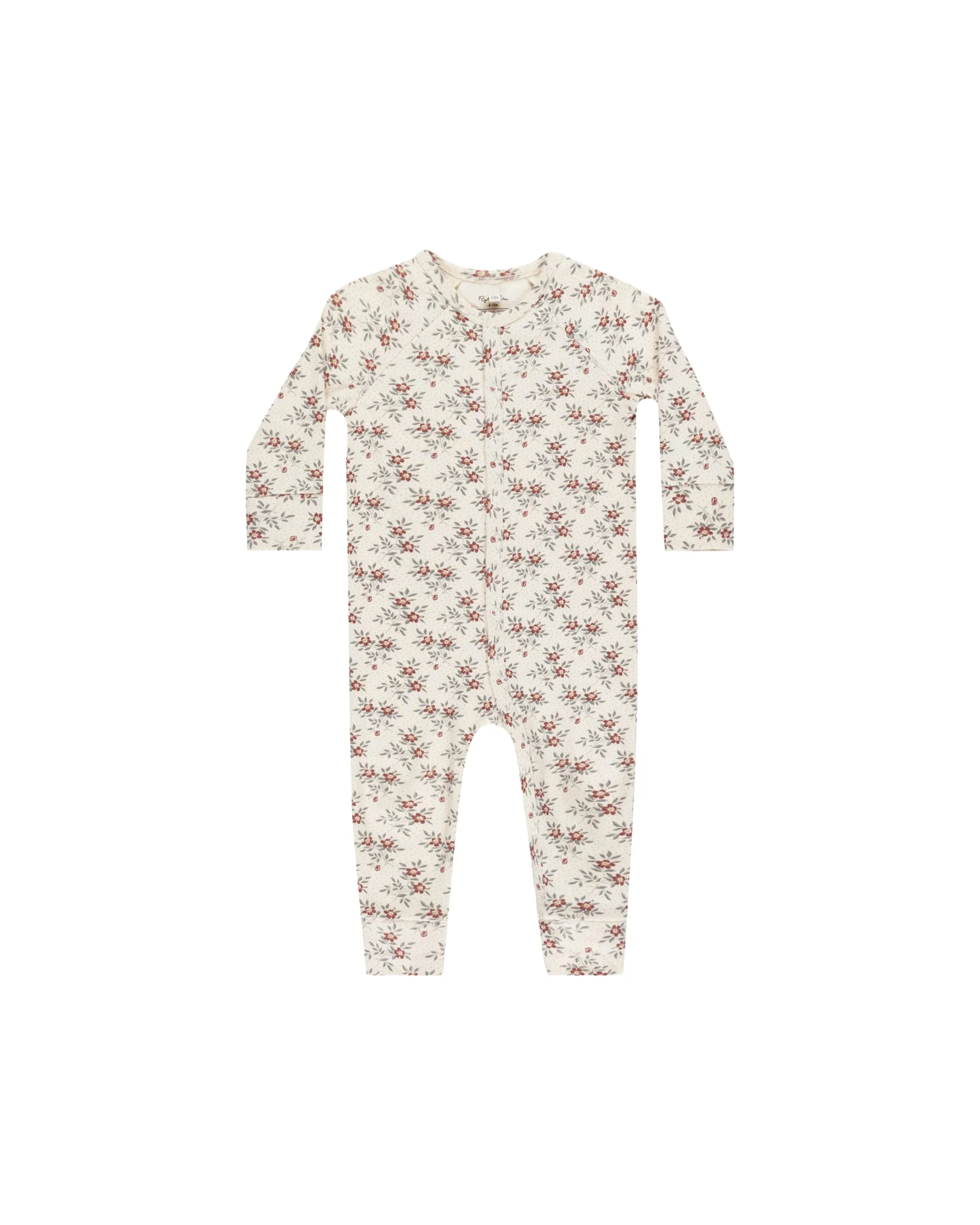 RYLEE   CRU Organic Long John Pajamas || Holiday Floral
