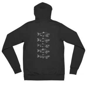 Salmon Series Zip Hoodie