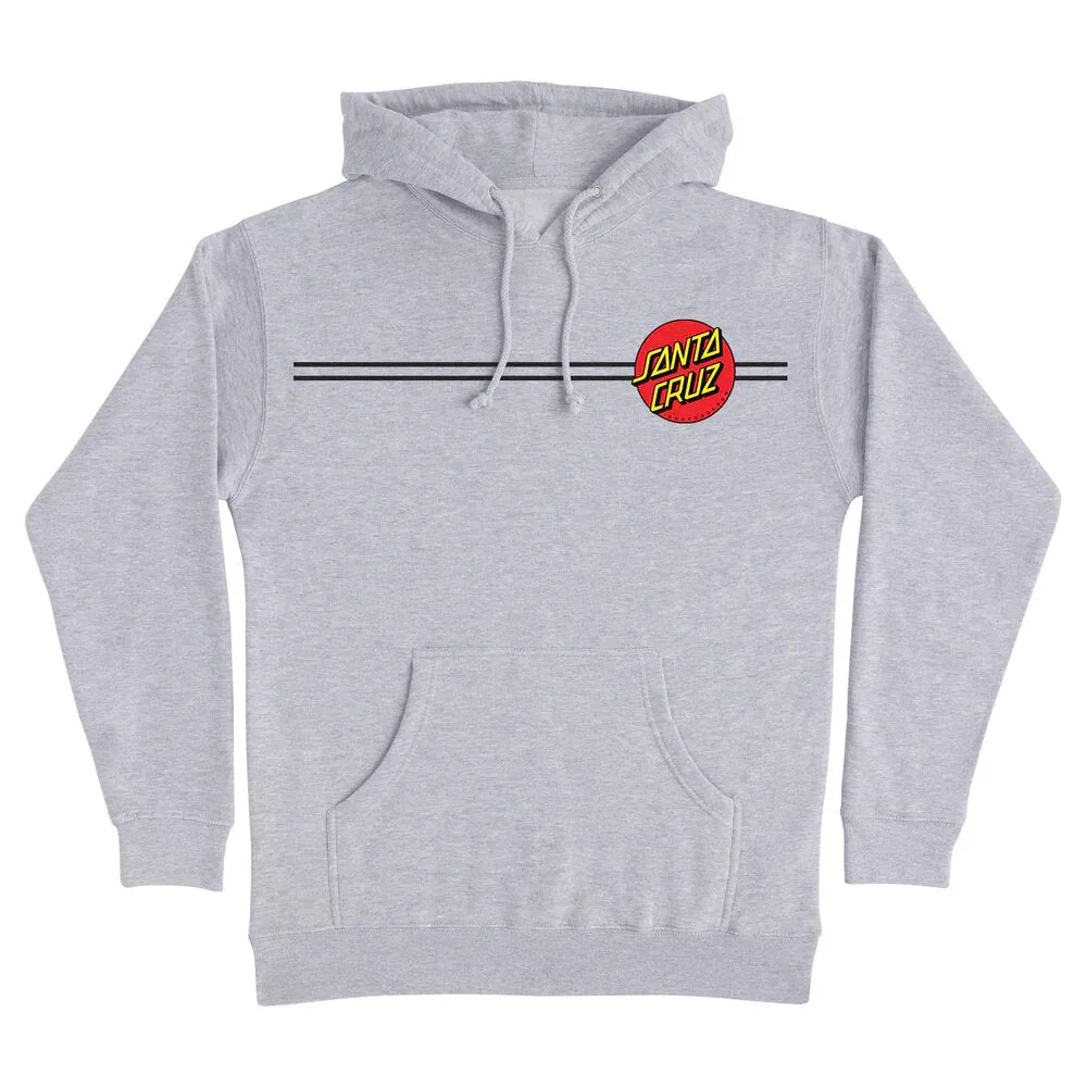 Santa Cruz Youth Classic Dot Hoodie Grey Heather