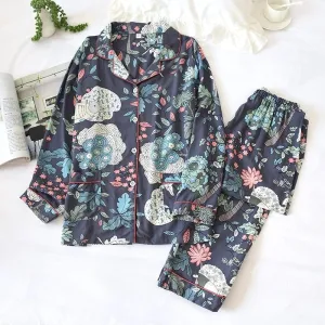 Satin Pajama Set Women