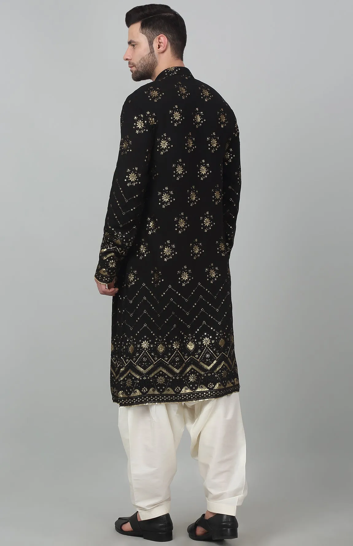 Sitaara Jahan Embroidered Kurta Patiala Set - Rent