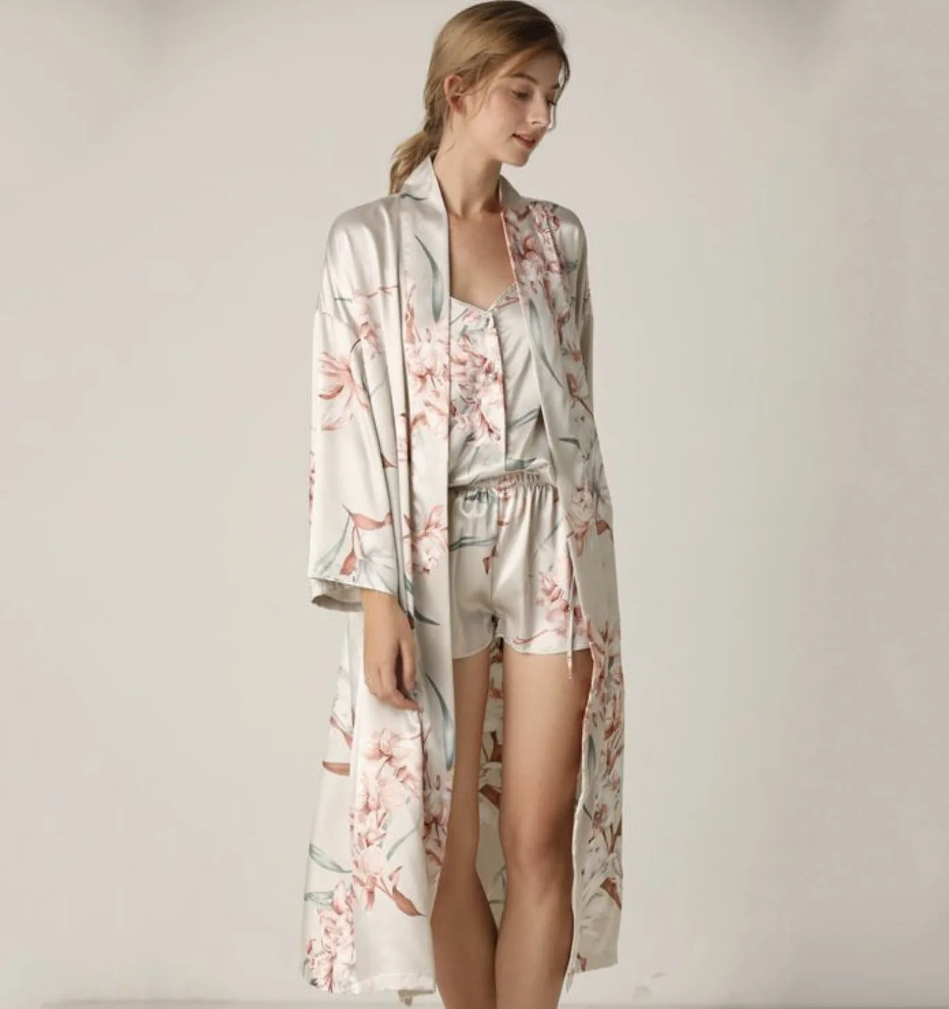 Soft Colours Floral Pajama Set