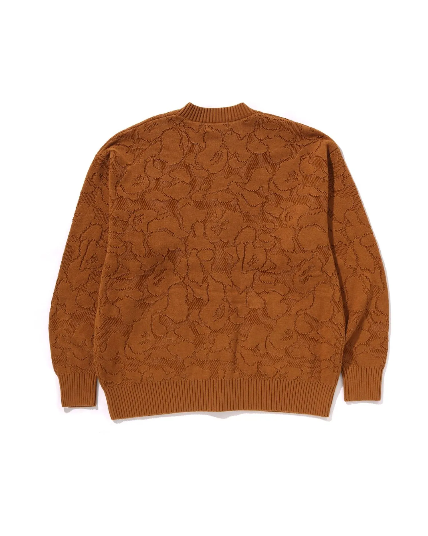 Solid Camo Jacquard One Point Cardigan