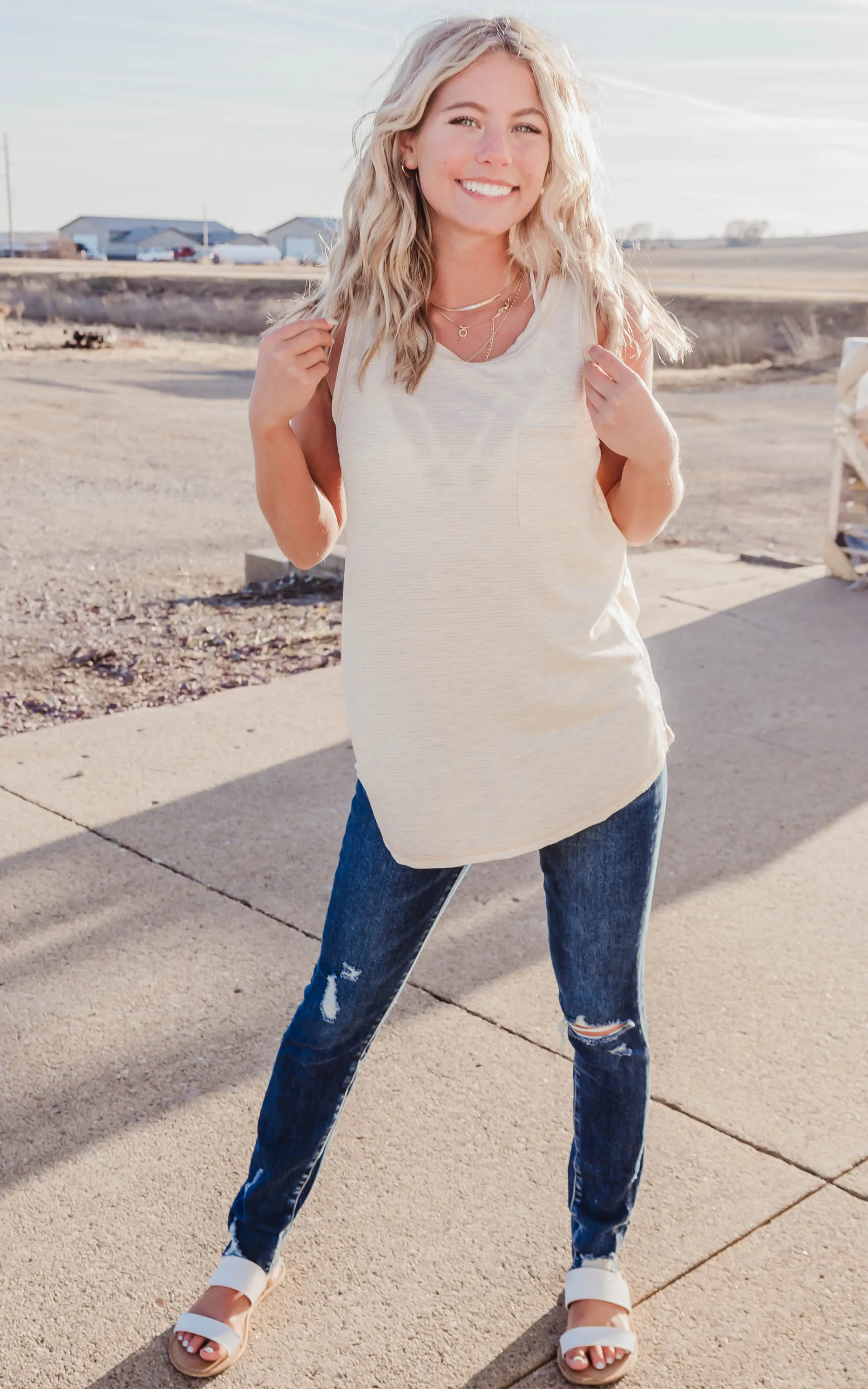 Striped Tank Top - Final Sale