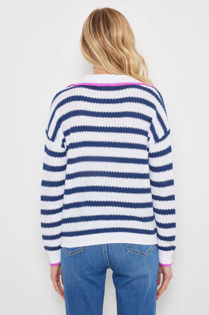 Stripescape - White/Blue Galaxy