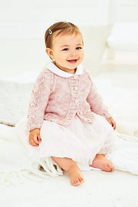 Stylecraft - Sweet Dreams DK - 9897 Baby Cardigan Knitting Pattern (0-3)