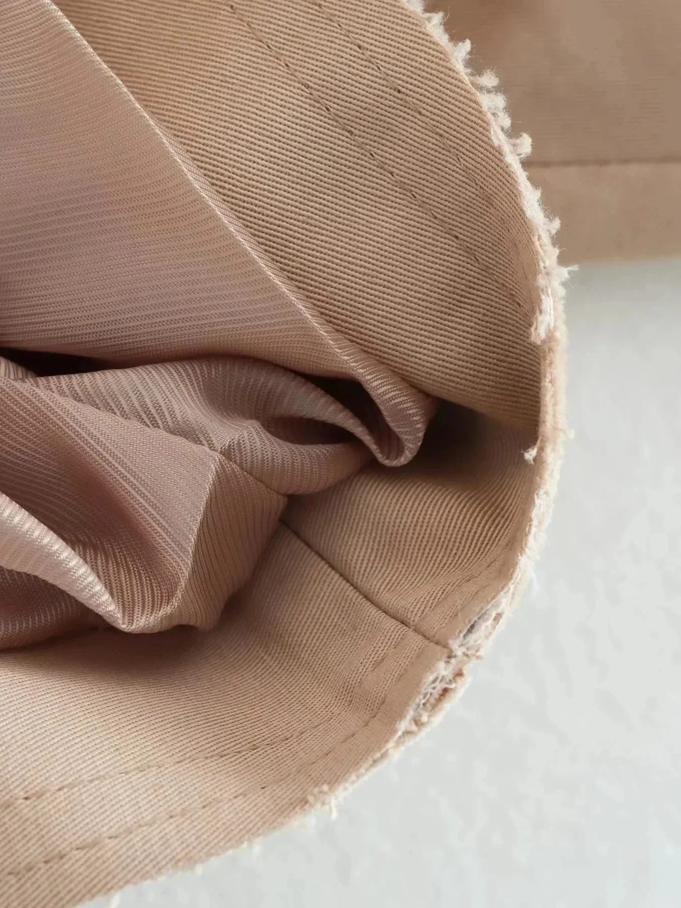 Stylish Beige Cropped Trench Coat for Ladies