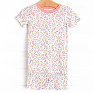 Sunday Sunshine Bamboo Pajama Short Set, Pink