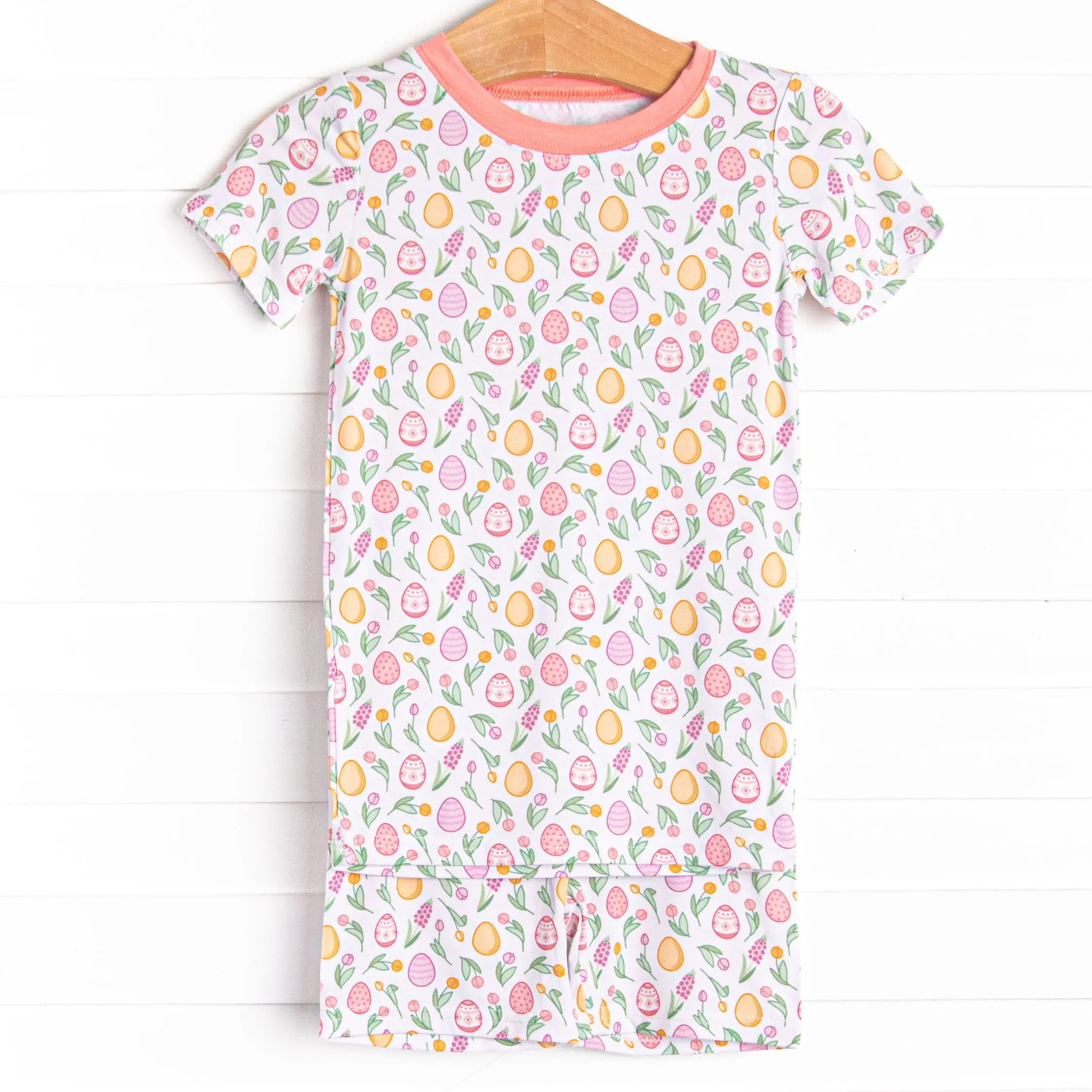 Sunday Sunshine Bamboo Pajama Short Set, Pink