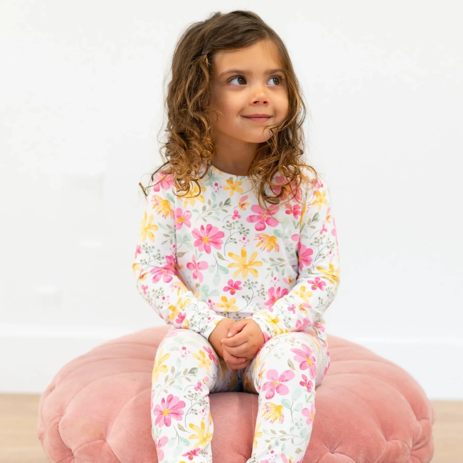Sweet Bamboo Marin (Floral) Big Kid Pajama