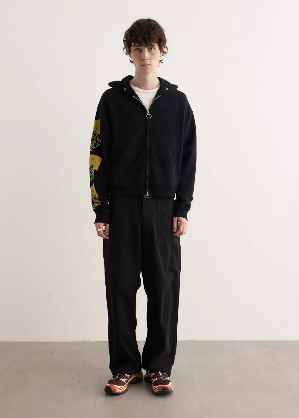SWT Knit ZIP-UP GYM Parka (PECKISH RAINBOWY)