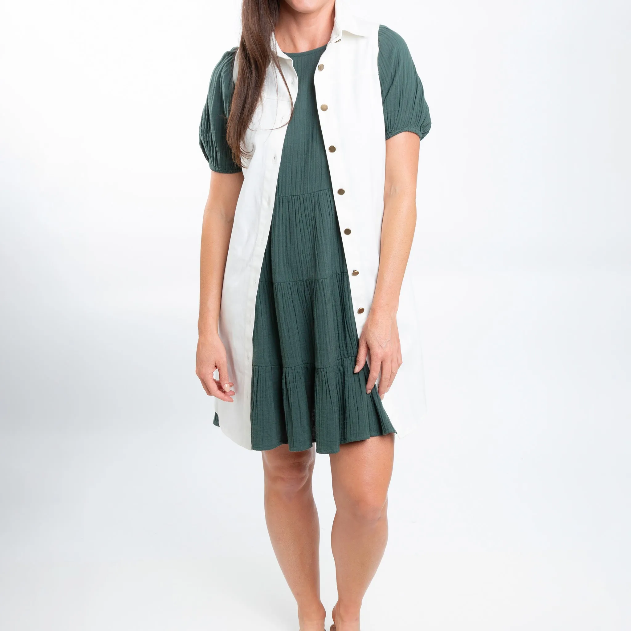 Tamar Sleeveless Duster Dress