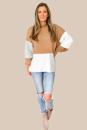 This Is Autumn Colorblock Sweater - FINAL SALE