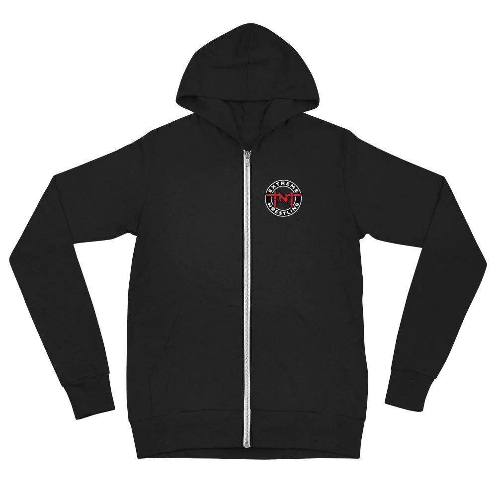 TNT Extreme Wrestling GO EXTREME Unisex zip hoodie