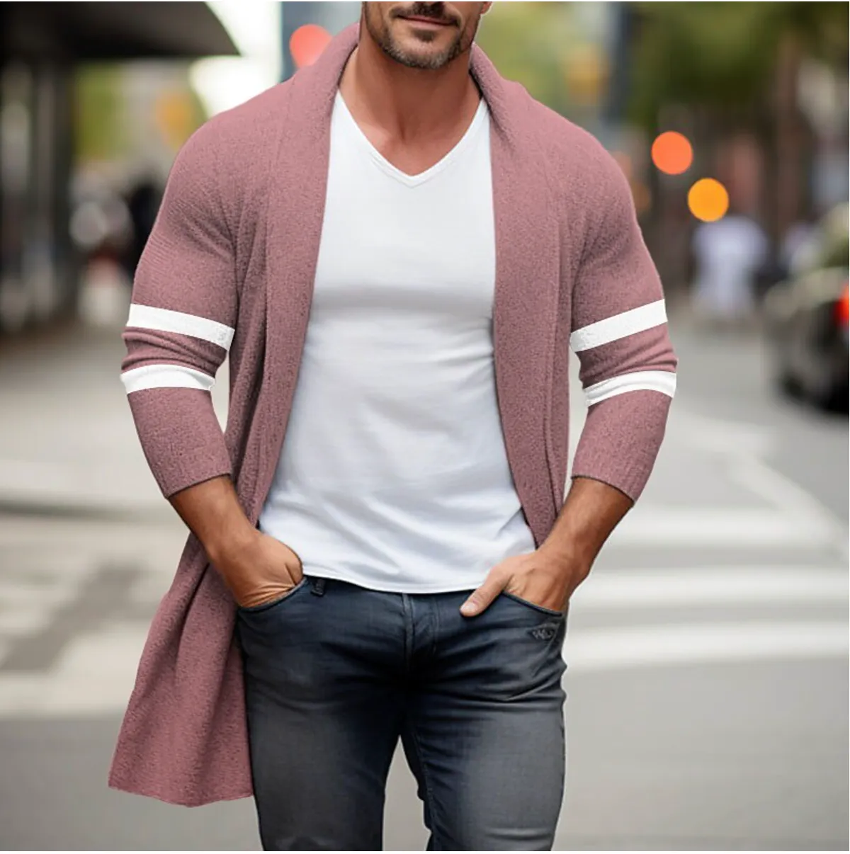 Tony | Long Cardigan for Men