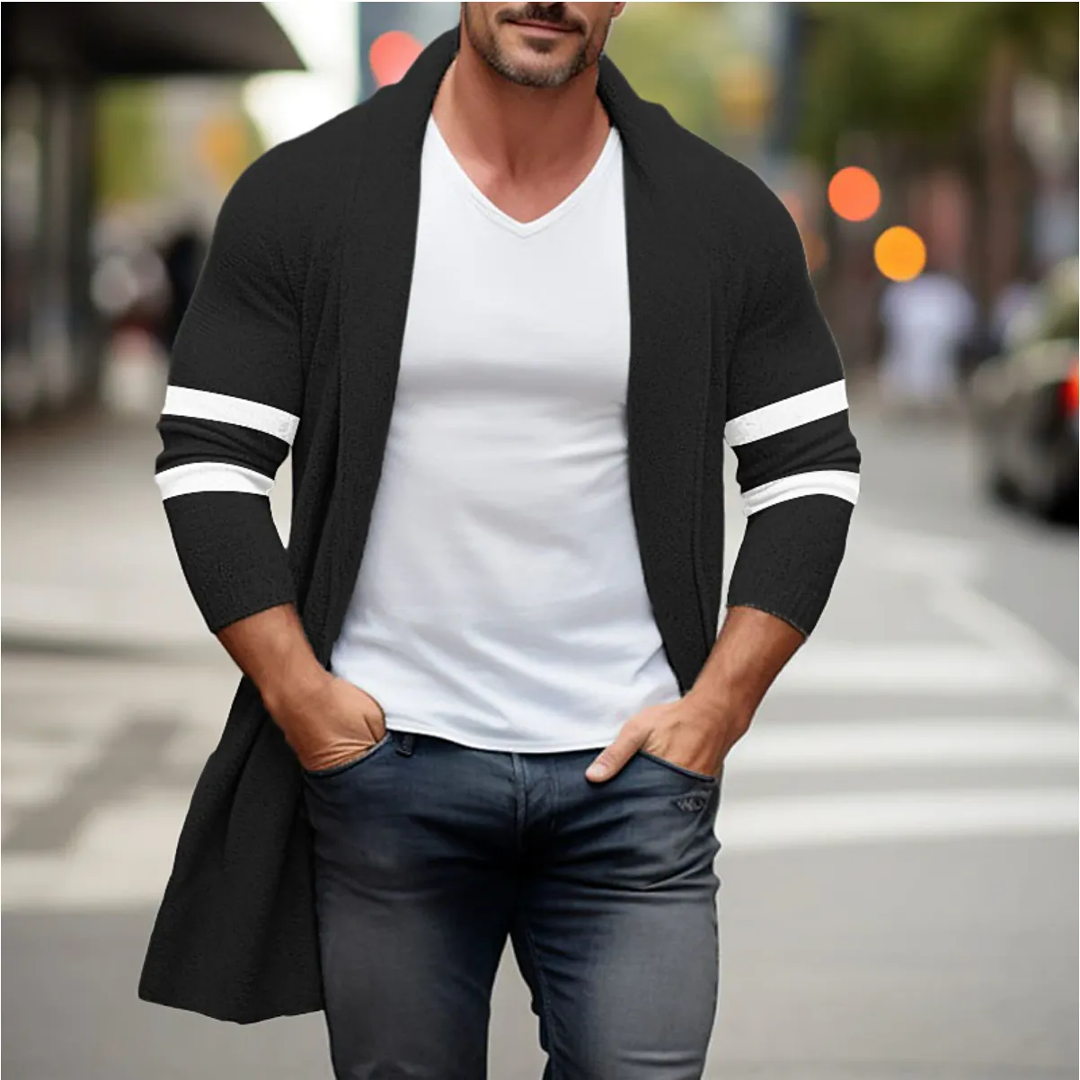 Tony | Long Cardigan for Men