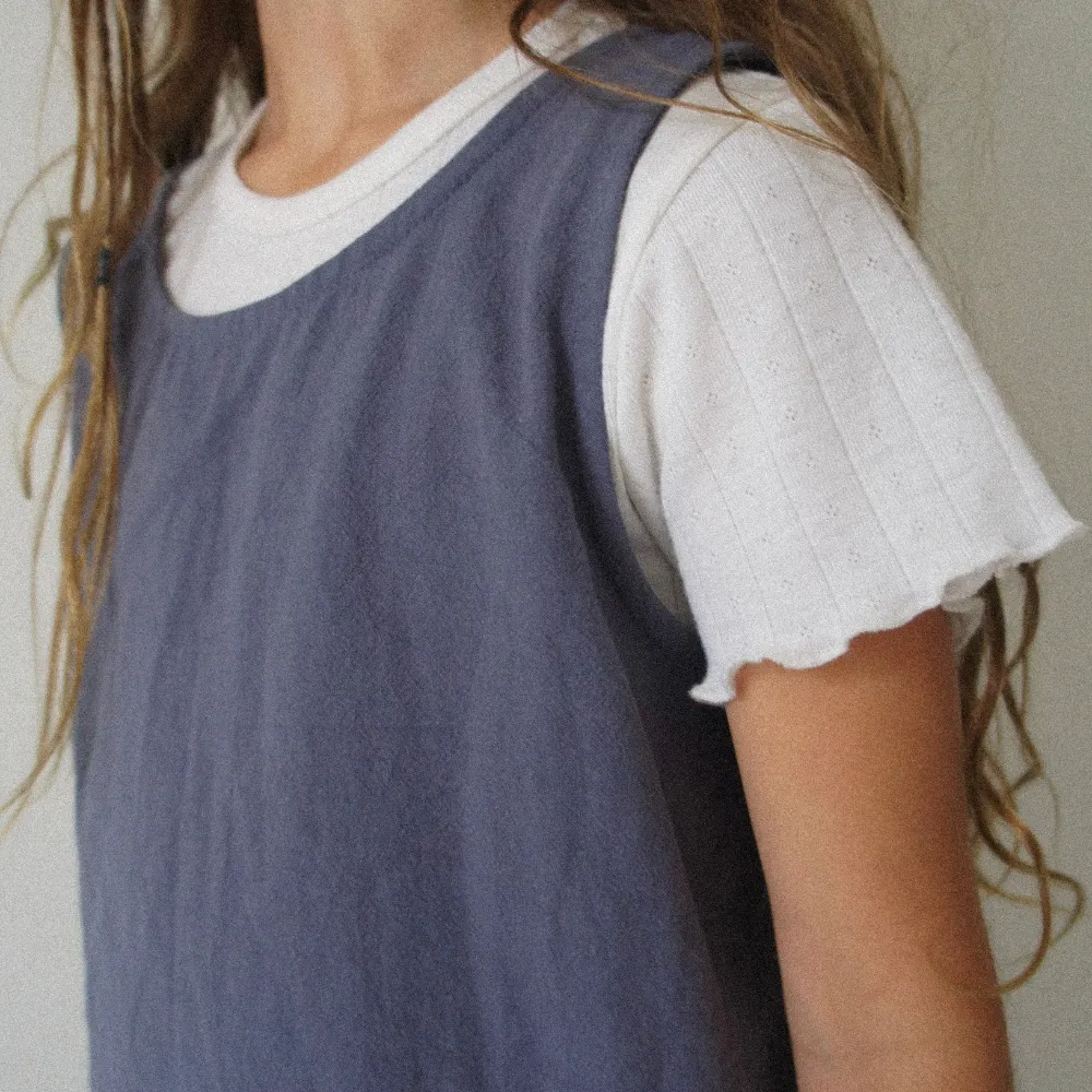 Tothemoon ☾ - Shirt - Short sleeve - Curled ends - Wool & silk - Pointelle - Slim fit