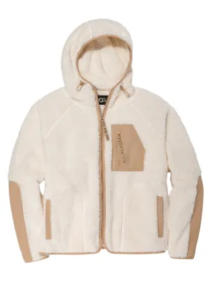 UGG Ruthie UGGfluff Zip Hoodie in Nimbus/Driftwood