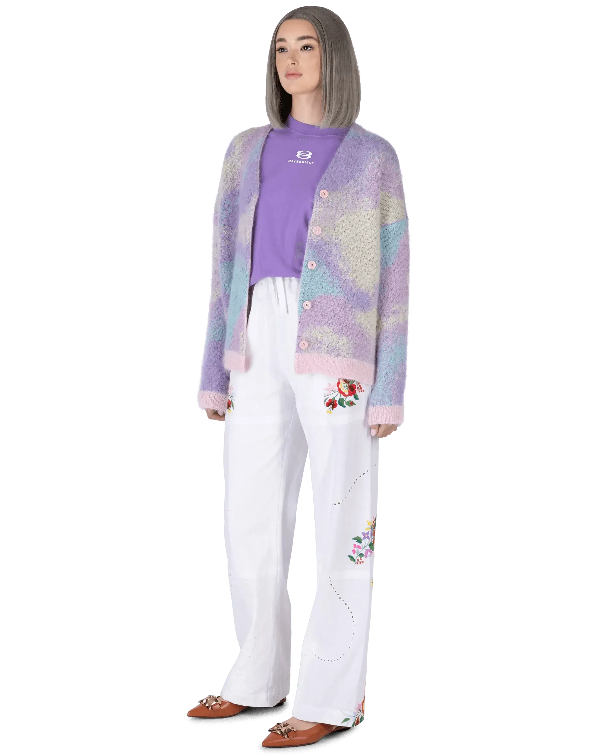 Unicorn Jacquard Cardigan