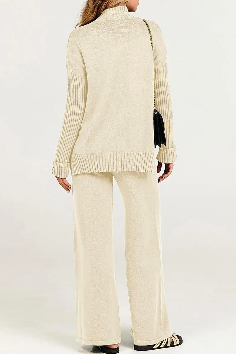 UR3361 Sweater and Knit Pants Set