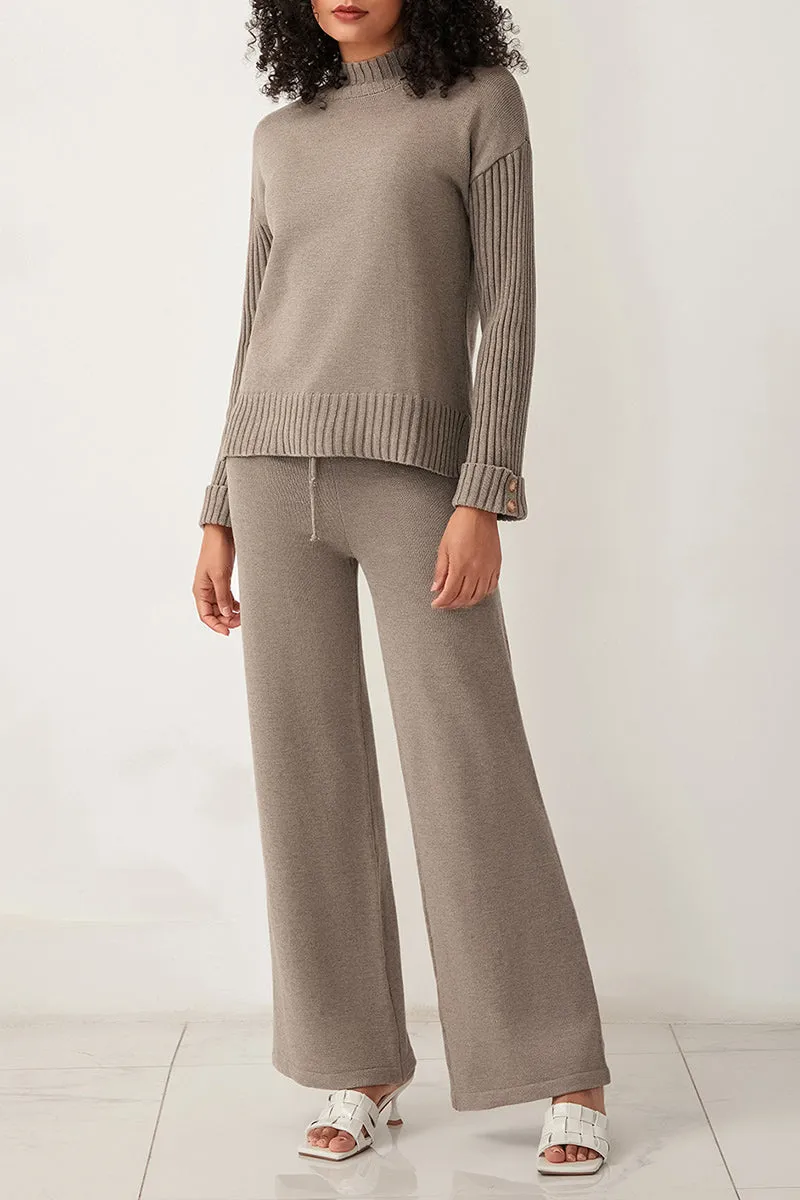 UR3361 Sweater and Knit Pants Set