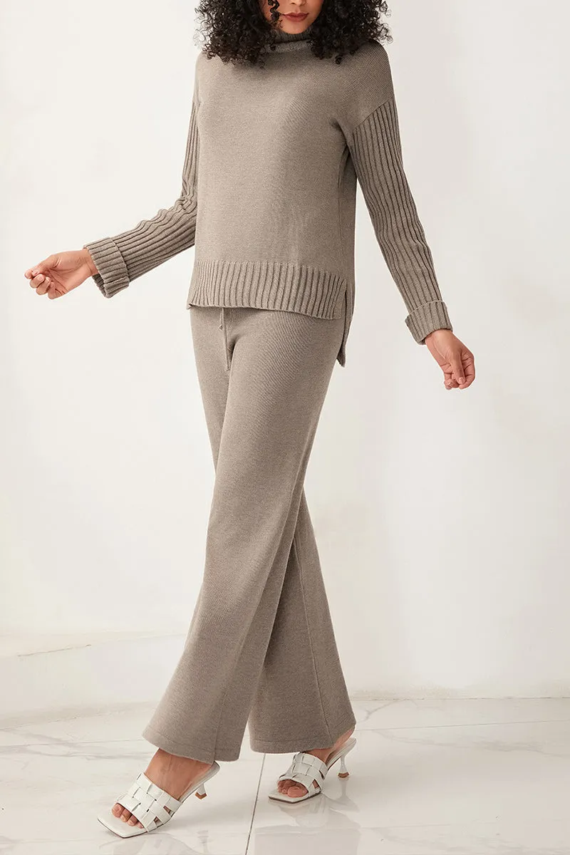 UR3361 Sweater and Knit Pants Set