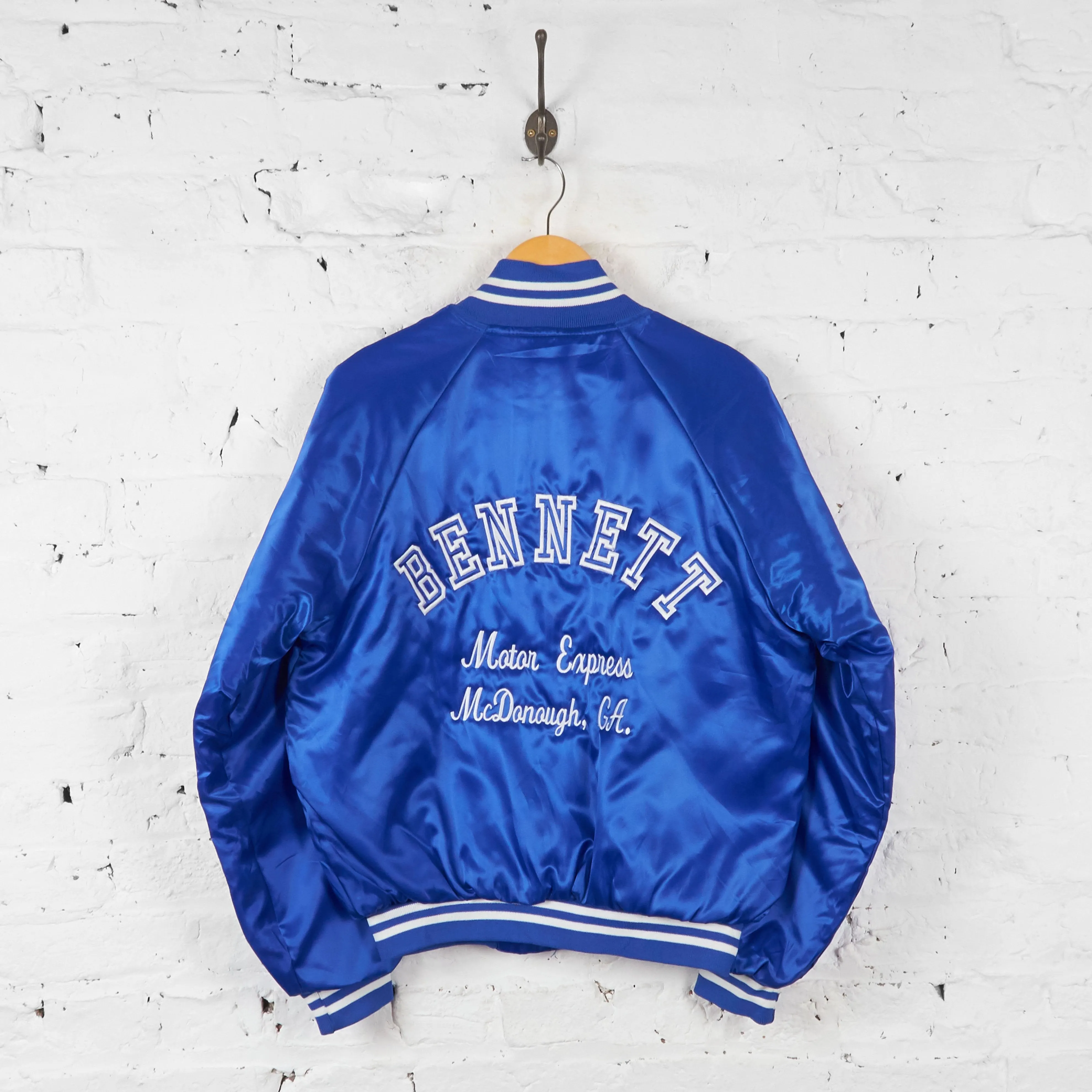 Vintage Baseball Jacket - Blue - L