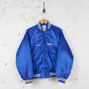 Vintage Baseball Jacket - Blue - L