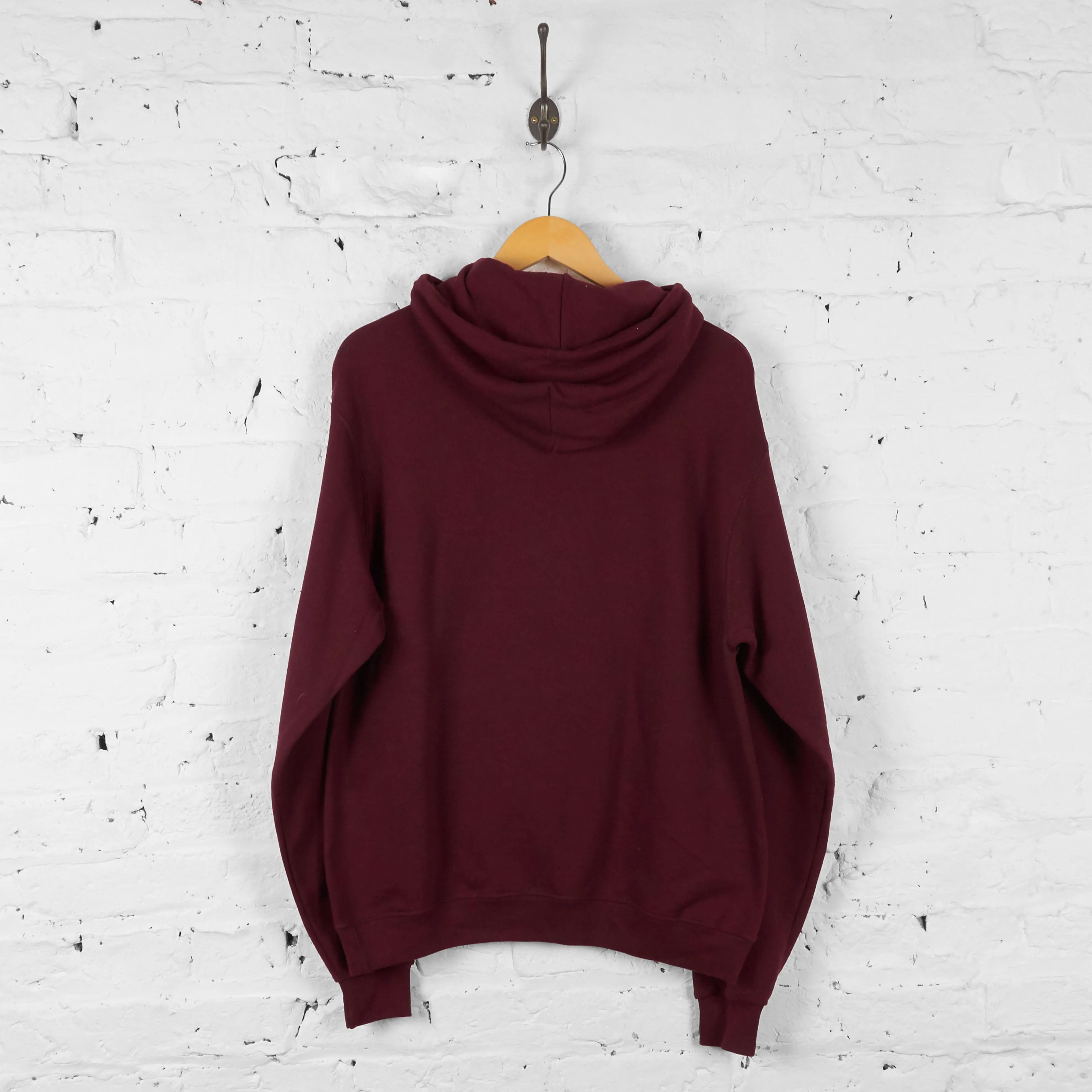 Vintage Champion Big Sky Montana Hoodie - Burgundy - M