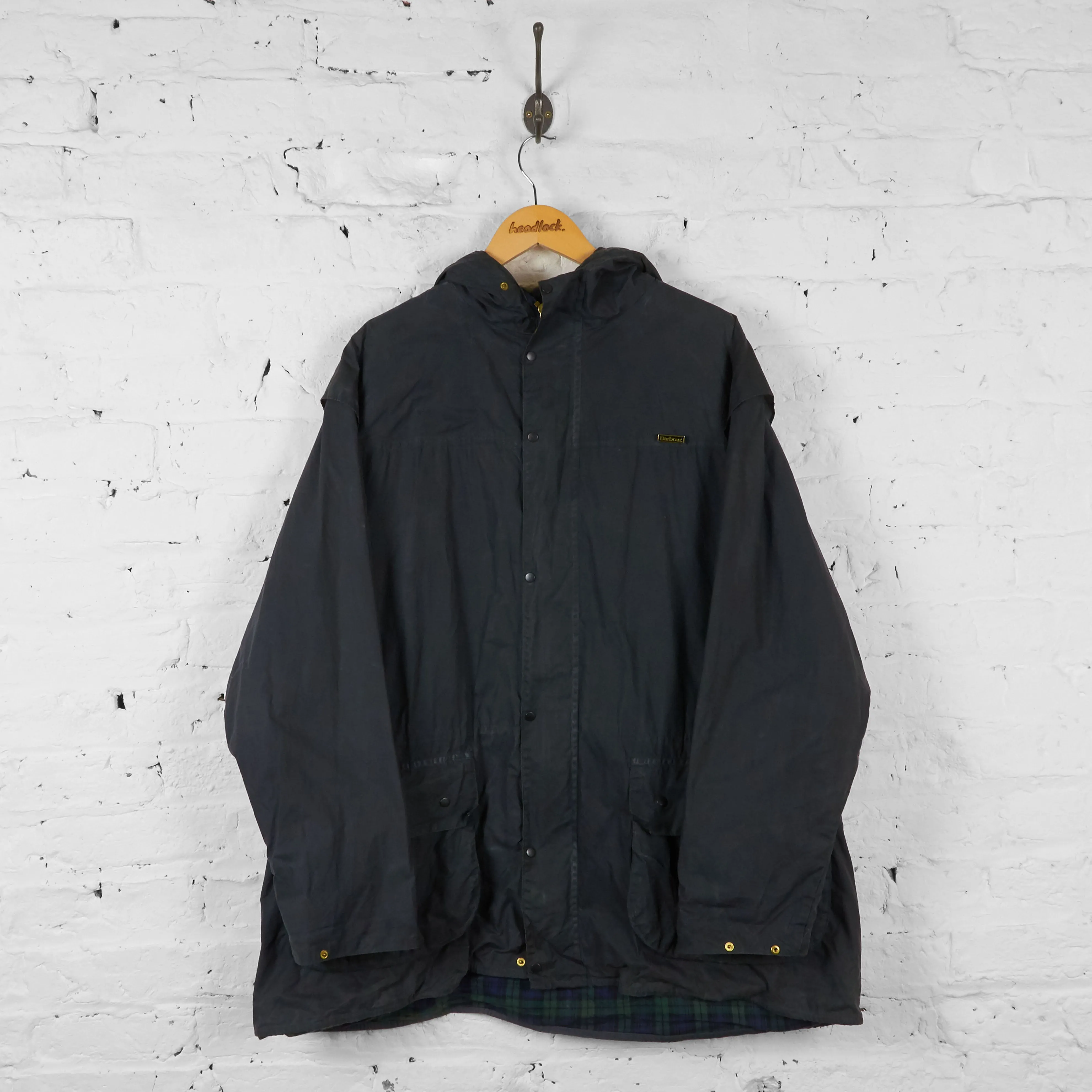 Vintage Durham Barbour Jacket - Blue - XL