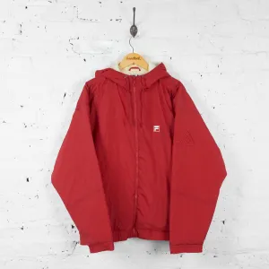 Vintage Fila Padded Jacket - Red - XL