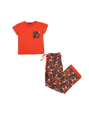 Vintage Floral T-Shirt PJ Set by Simply Southern