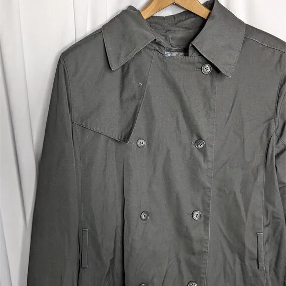 Vintage London Fog Jackets &amp; Coats Trench Coats Utility Gray Size 14 Reg