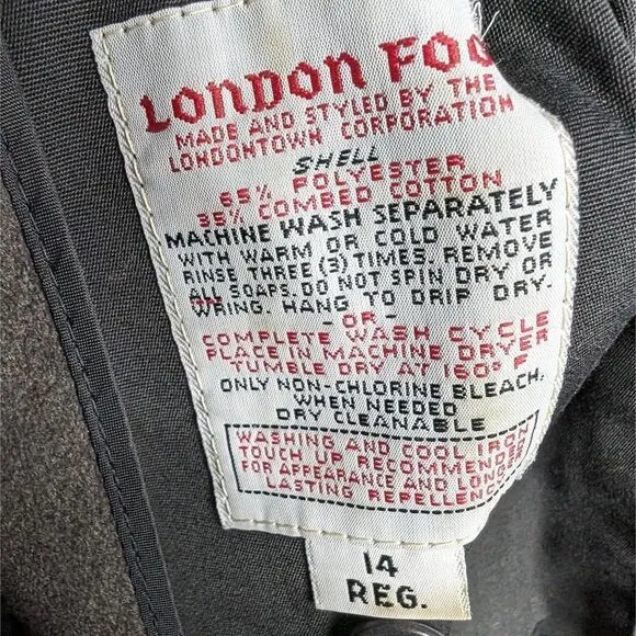Vintage London Fog Jackets &amp; Coats Trench Coats Utility Gray Size 14 Reg