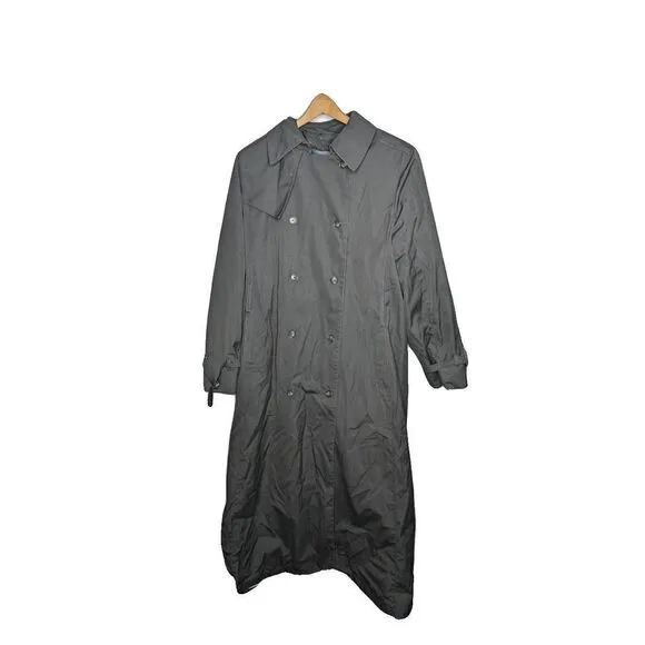 Vintage London Fog Jackets &amp; Coats Trench Coats Utility Gray Size 14 Reg
