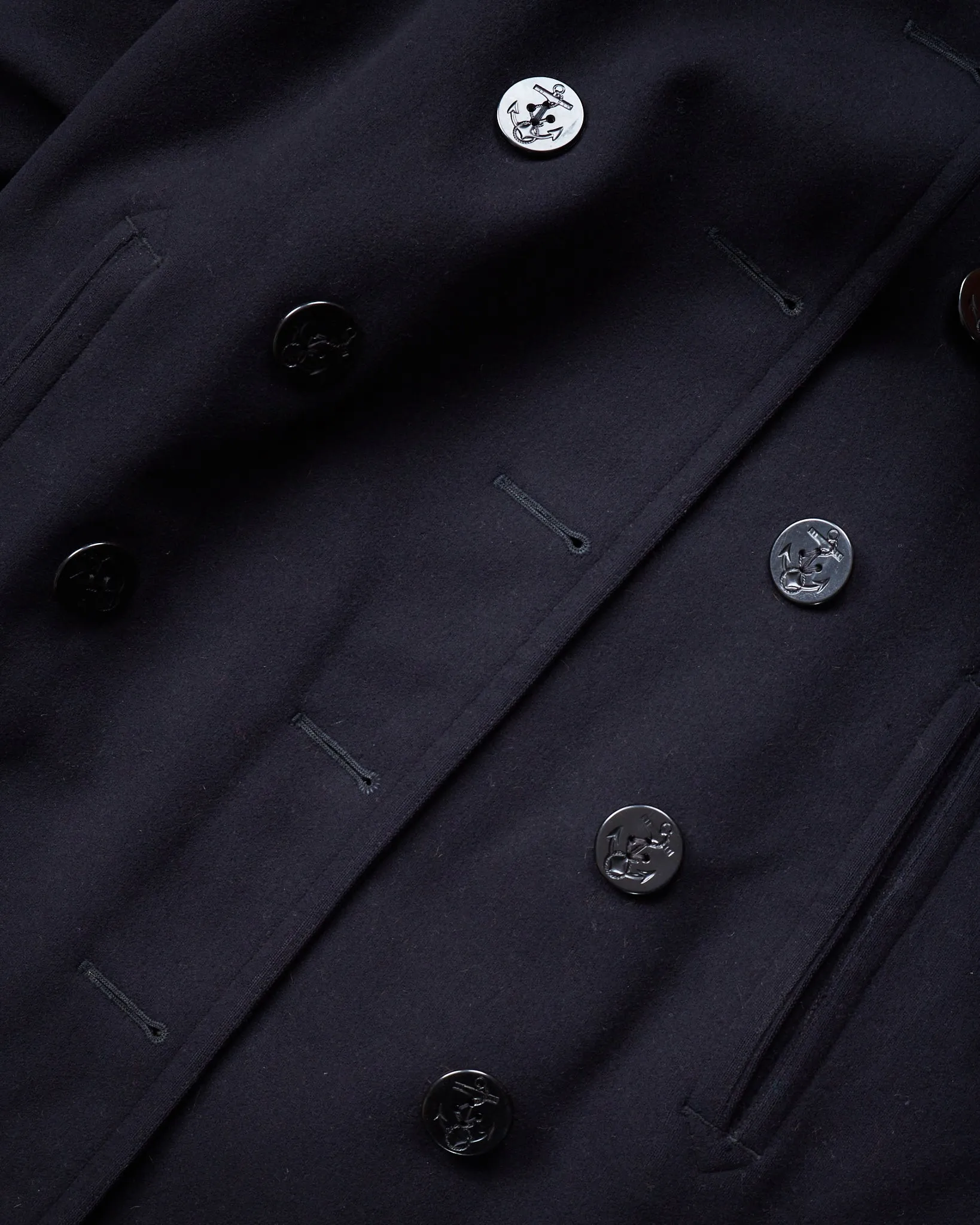Vintage Original 40/50s WWll USN Wool Pea Coat (M)