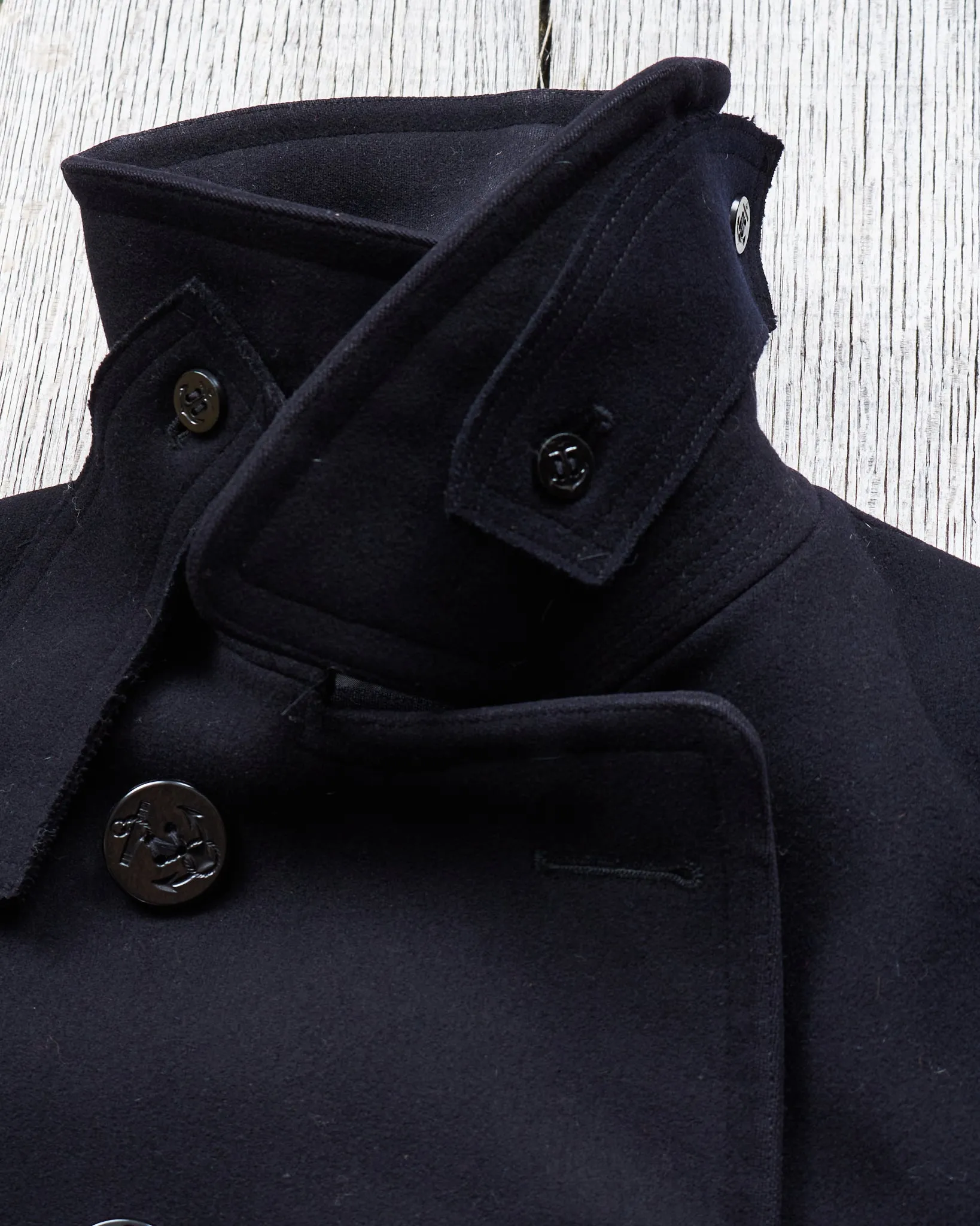 Vintage Original 40/50s WWll USN Wool Pea Coat (M)