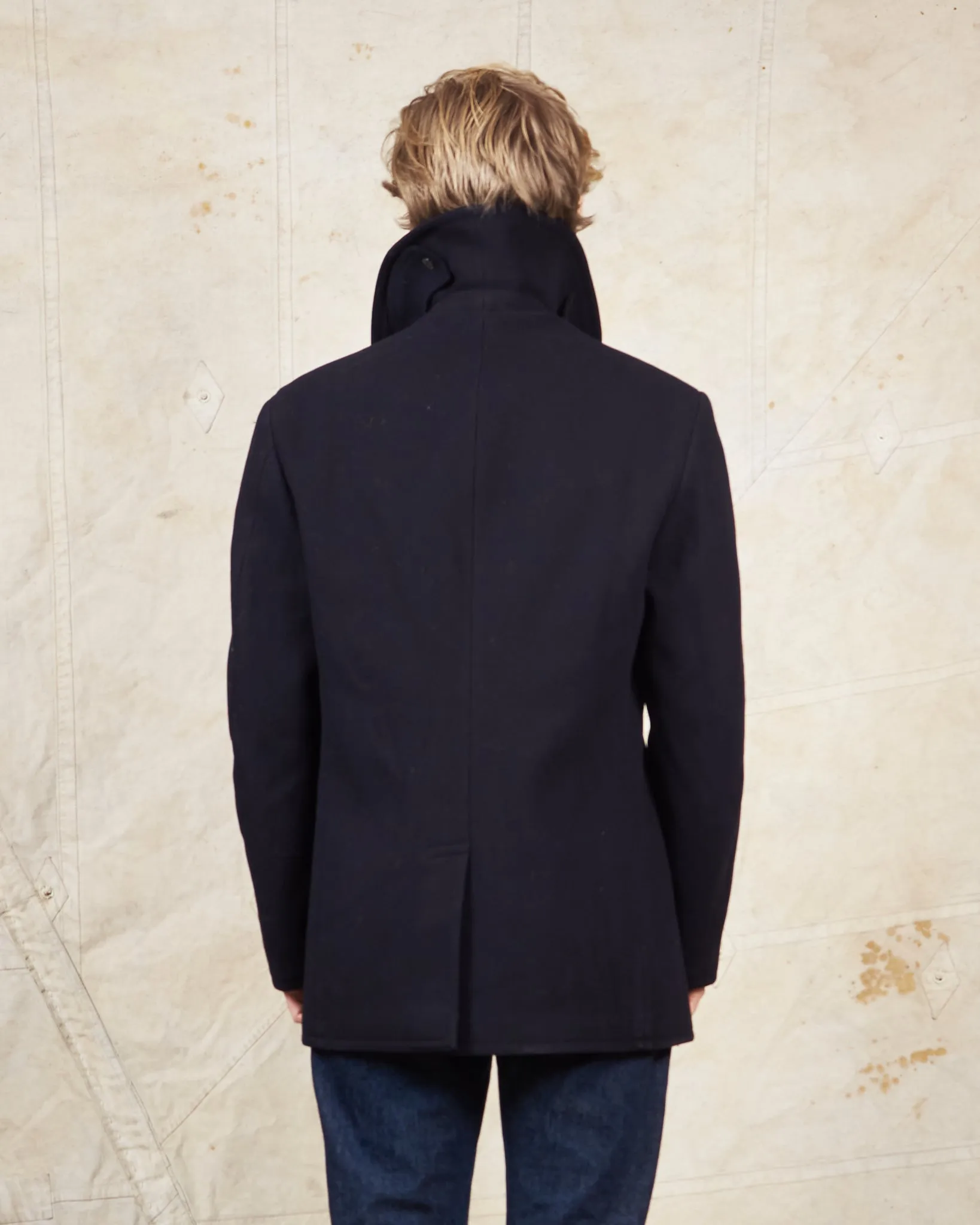 Vintage Original 40/50s WWll USN Wool Pea Coat (M)