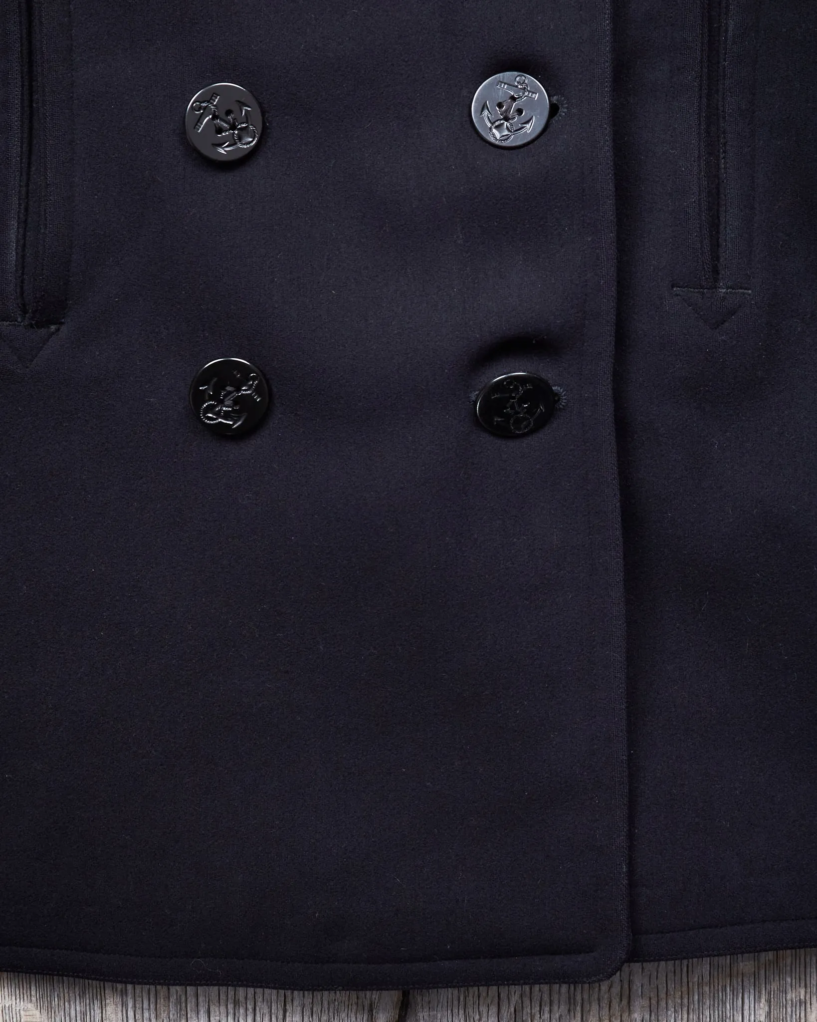 Vintage Original 40/50s WWll USN Wool Pea Coat (M)