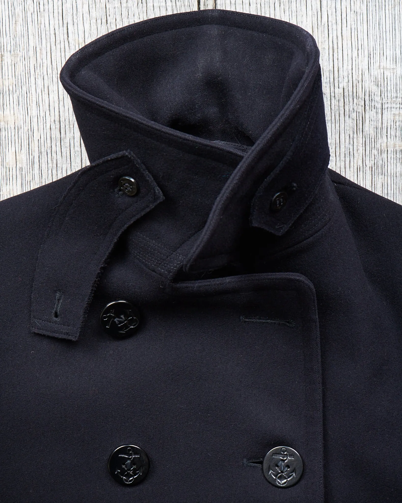 Vintage Original 40/50s WWll USN Wool Pea Coat (M)
