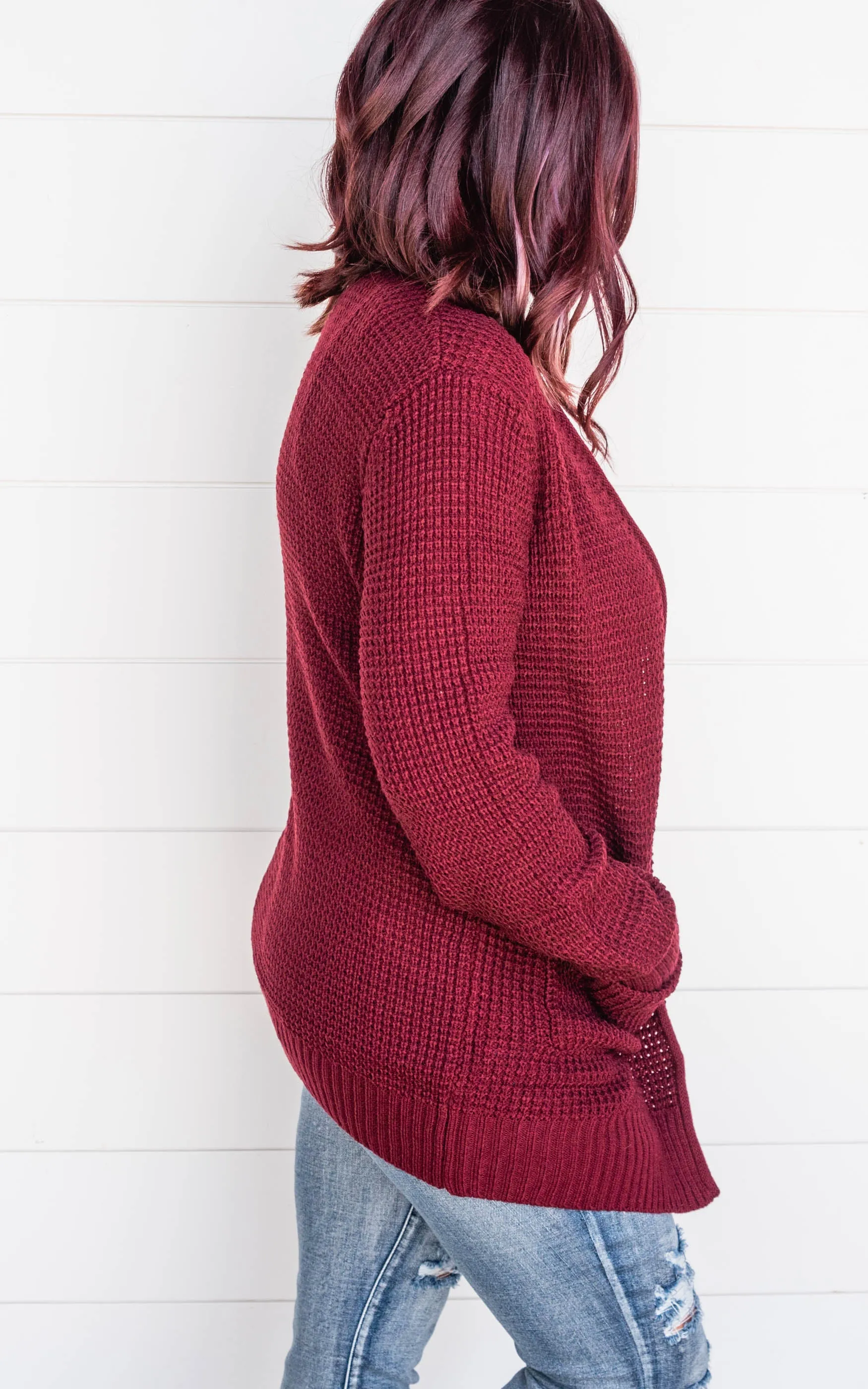 Waffle Knit Cardigan - Part 2 - Final Sale