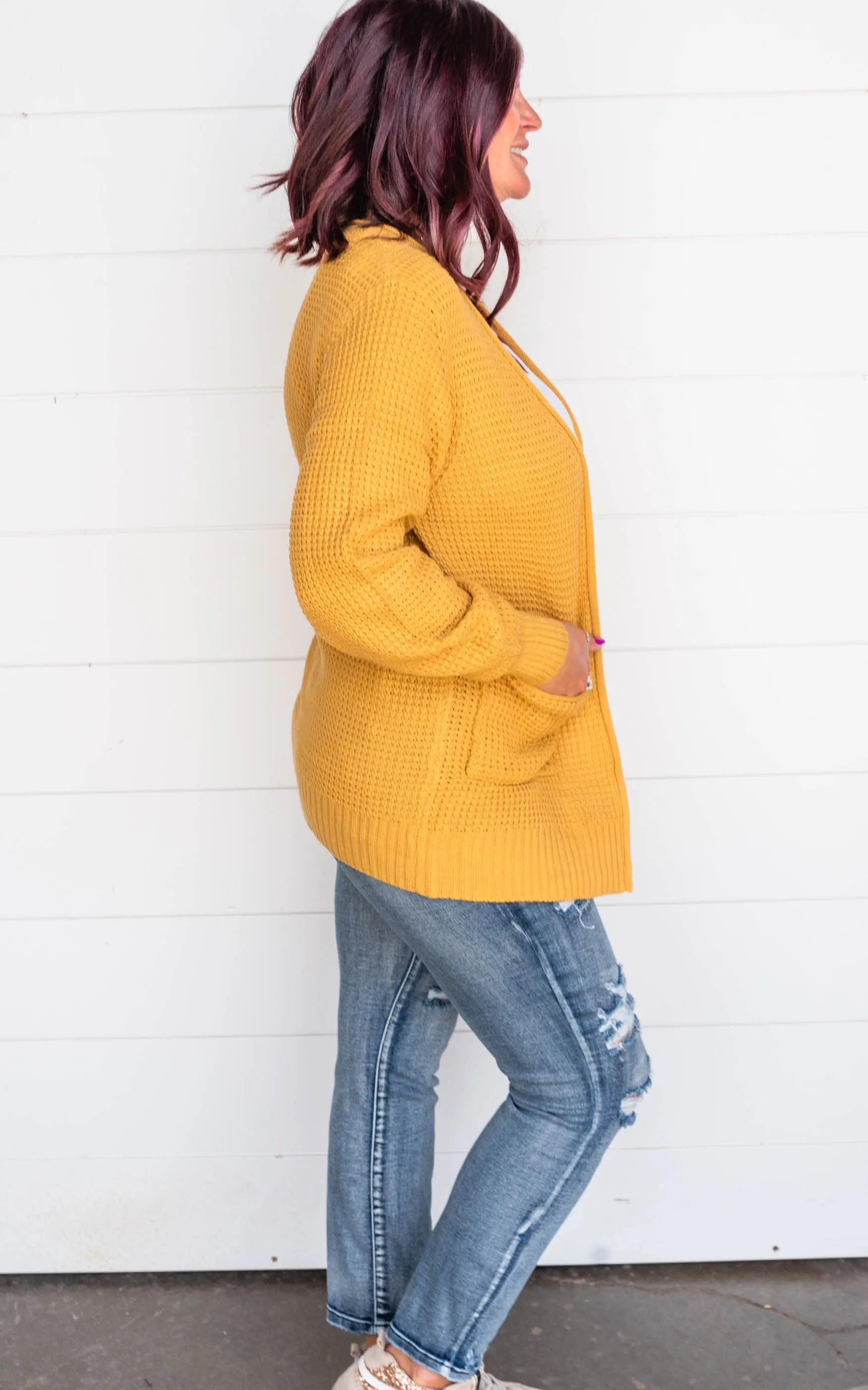 Waffle Knit Cardigan - Part 2 - Final Sale