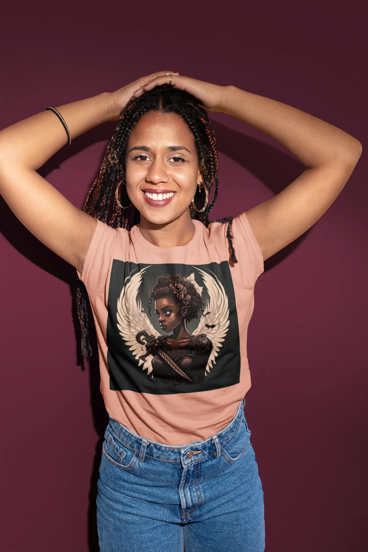 War angels graphic Prints Hoodies - T shirts