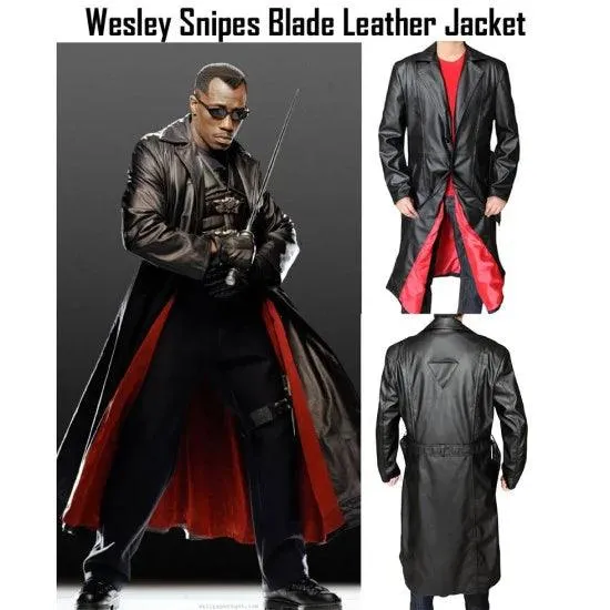 Wesley Snipes Blade Trench Coat