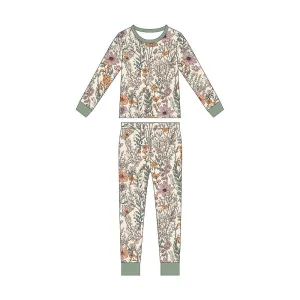 Wildflower Garden Floral Two-Piece Pajama Set