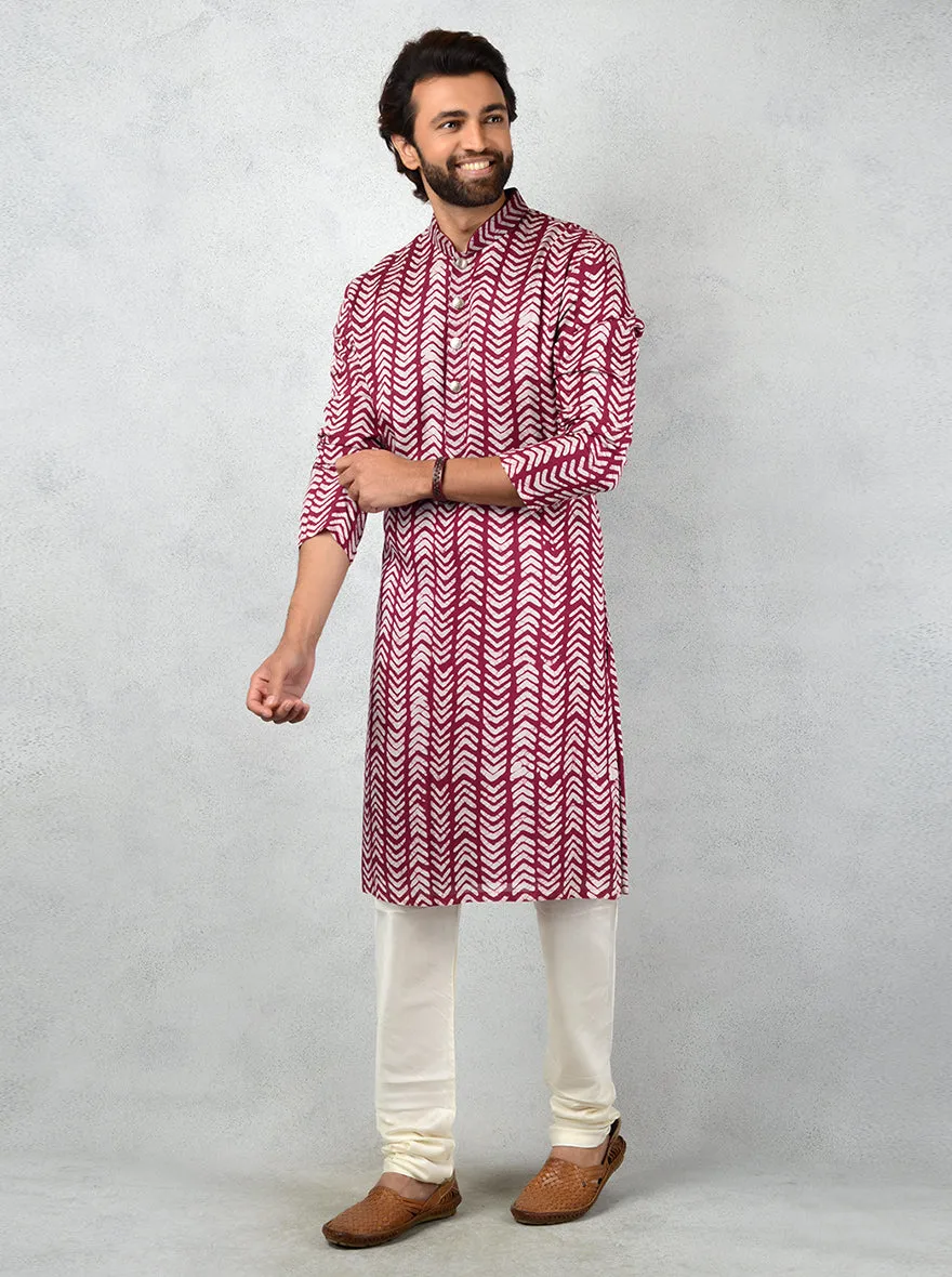 Wine Kurta Set | TULA
