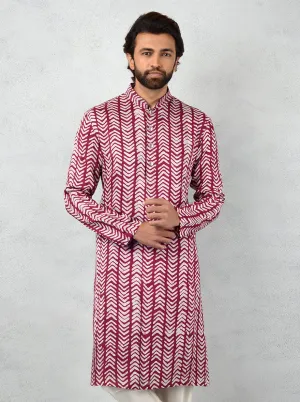 Wine Kurta Set | TULA